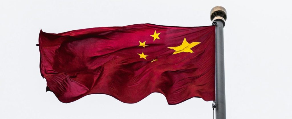 Drapeau chinois - langue mandarin et cantonais